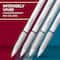 Sharpie® S-Gel™ 0.7mm Medium Point Bold Jewel Pens with White Fashion Barrel, 4ct.